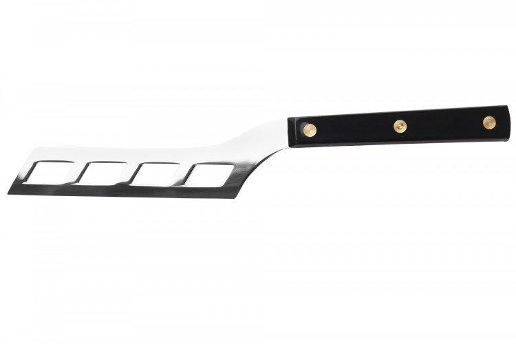Couteau &agrave; foie gras Sabatier lame ajour&eacute;e manche noir