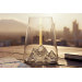 Verre à spiritueux long Alaskan Maker Topographic Mont Everest en verre critsallin