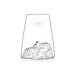 Verre à spiritueux long Alaskan Maker Topographic Grossglockner en verre cristallin