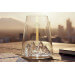Verre à spiritueux long Alaskan Maker Topographic Tre Cime en verre cristallin