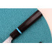 Couteau nakiri japonais artisanal Yu Kurosaki Fujin 16,5cm SG2 turquoise