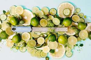 Râpe-zesteur Microplane Premium Classic Bleu Nuage - 20,3cm