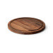Planche à steak ronde Continenta en bois de noyer Ø28x1,8cm