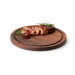 Planche à steak ronde Continenta en bois de noyer Ø28x1,8cm