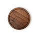 Planche à steak ronde Continenta en bois de noyer Ø28x1,8cm