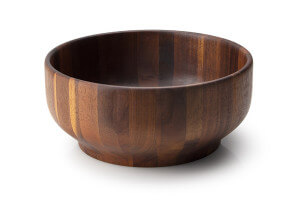 Saladier Continenta en bois d'acacia Ø29x12,5cm