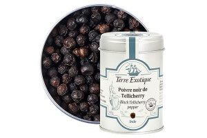 Poivre noir de Tellicherry Terre Exotique 60g