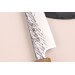 Couteau universel 13,5cm japonais artisanal Wusaki Nawame AUS10 damas