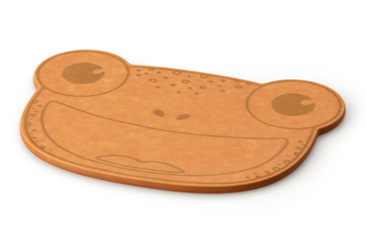 Planche pour enfants Continenta grenouille en Duracore 23,3x17x0,6cm