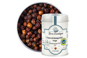 Poivre rouge de Kampot IGP Terre Exotique 50g