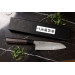 Couteau santoku 16,5cm japonais artisanal Wusaki Kuronawa G3 damas