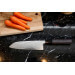 Couteau santoku 16,5cm japonais artisanal Wusaki Kuronawa G3 damas