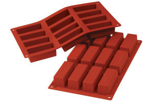 Moule en silicone professionnel Silikomart Silicon Flex 12 mini cakes