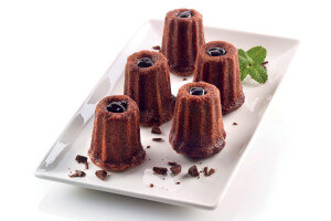 Moule en silicone professionnel Silikomart Silicon Flex 300x175mm 15 midi cannelés