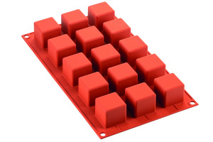Moule en silicone professionnel Silikomart Silicon Flex 300x175mm 15 cubes