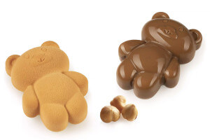 Moule en silicone professionnel Silikomart 300x175mm 8 oursons