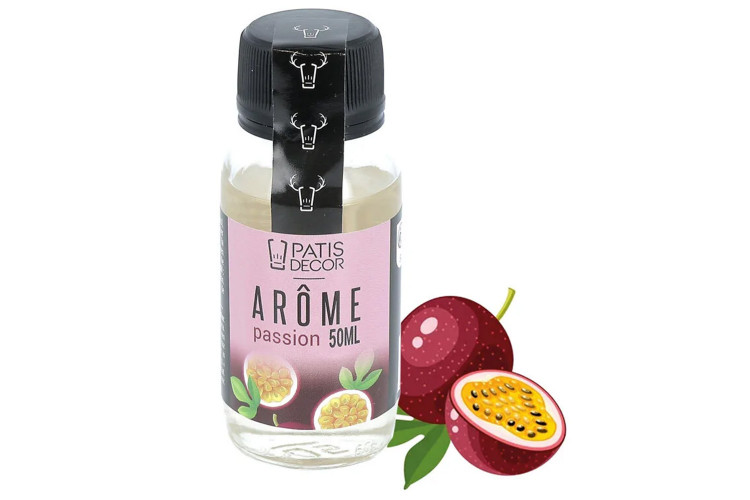 Ar&ocirc;me alimentaire Patisd&eacute;cor fruits de la passion 50ml