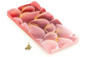Moule en tritan Silikomart Chocado Goccia-T 3 tablettes de chocolat