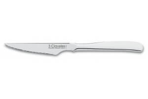 Couteau de table 3 Claveles tout acier lame dentelée 11cm