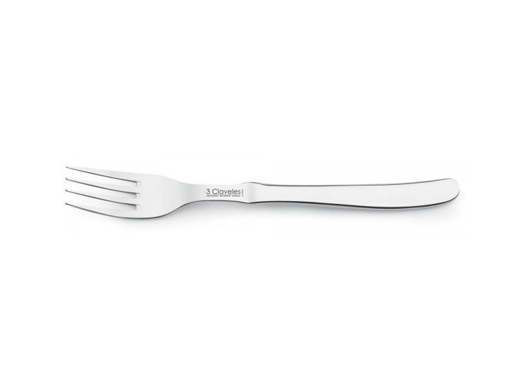Fourchette de table 3 Claveles tout acier 9cm