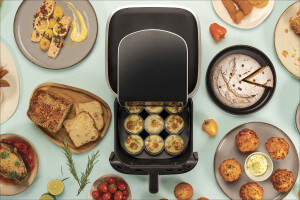 Moule en silicone professionnel Silikomart Silfry spécial AirFryer 9 œufs