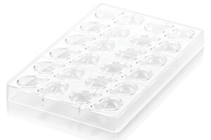 Moule professionnel en tritan Silikomart Chocado Goccia-P 24 pralines