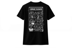 Tee-shirt officiel Couteauxduchef "Carnage Culinaire"