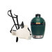 Pack Big Green Egg Medium barbecue + convEGGtor + chariot à roulettes