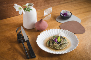 Couteau de table Opinel Bon Appétit Bois n°125 lame 11cm en inox manche en charme noir