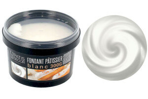 Fondant pâtissier blanc Patisdécor 300g