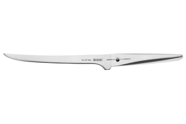 Couteau &agrave; filet de sole flexible 19cm Type 301 Design by F.A. Porsche P07 - Chroma