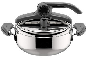 Autocuiseur Lagostina Mia Lagoeasy'up fond Irradial® Plus