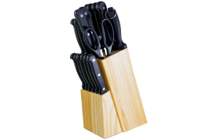 Bloc en bois 17 pièces Pradel Excellence Macao manches rivetés