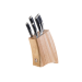 Bloc 5 couteaux style japonais acier inox Kyu Richardson