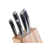 Bloc 5 couteaux style japonais acier inox Kyu Richardson