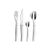 Ménagère 24 couverts de table Lou Laguiole Jet inox 18/0