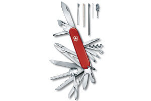 Couteau suisse Victorinox Swisschamp rouge 91mm 33 fonctions