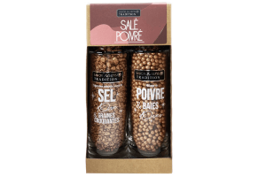 Coffret duo Savor&Sens Or rose sel et poivre