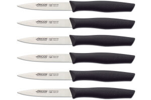 Set de 6 couteaux d'office lame 10cm Nova Arcos