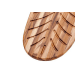 Planche à pain Teak Haus Canoe Collection en Teck écologique 48x9cm