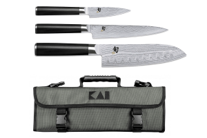 Mallette Kai Shun Classic 3 couteaux japonais damassés