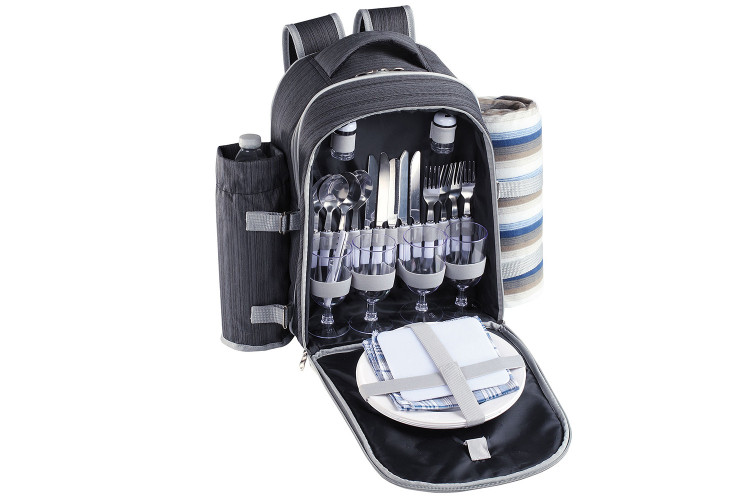 Sac &agrave; dos isotherme Be Nomad pique nique 4 personnes avec plaid