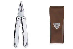 Pince Swisstool Victorinox 11 pièces Spirit lame pointue + étui cuir