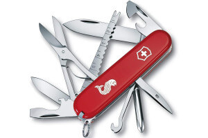 Couteau suisse Victorinox Fisherman rouge 91mm 18 fonctions