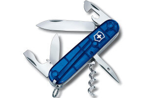 Couteau suisse Victorinox Spartan bleu translucide 91mm 12 fonctions