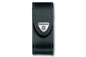 Etui cuir noir Victorinox pour couteaux suisses 9,1cm - 6 à 14 pièces