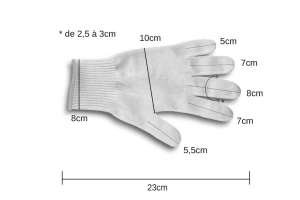 Gant de protection Victorinox Soft haute résistance aux coupures taille S