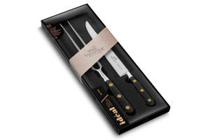 Coffret à découper SABATIER Idéal Inox 100% forgé rivets laiton