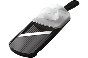 Mandoline céramique KYOCERA noire réglable avec protège doigts