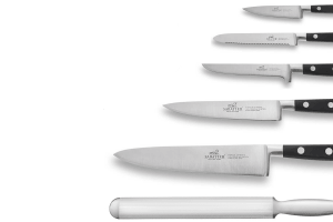 Malette de 5 couteaux + 1 fusil Sabatier Idéal Inox 100% forgés et français